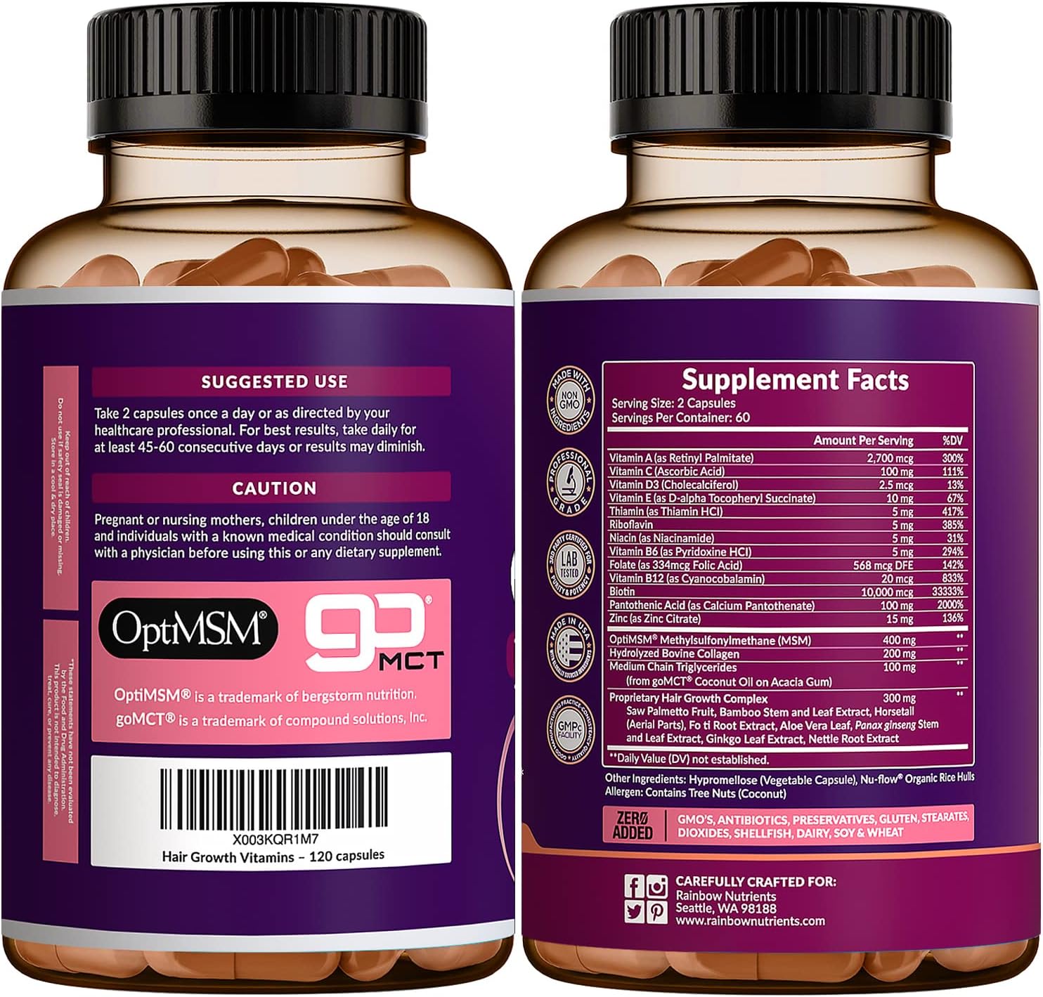 Hair Growth Vitamins for Women