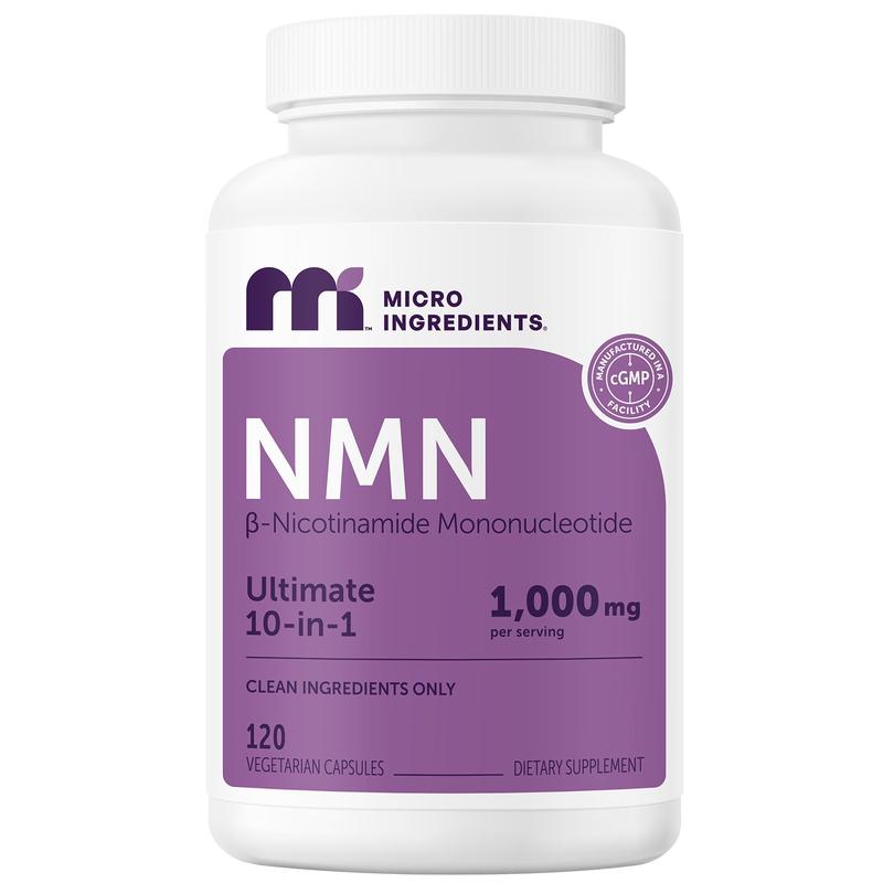 NMN Complex 1,000mg Per Serving, 120 Veggie Capsules