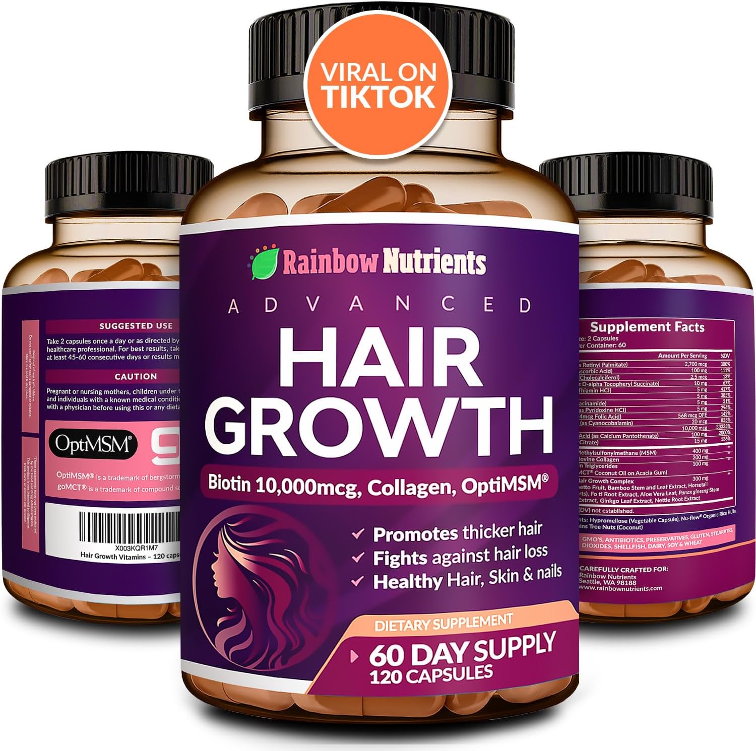 Hair Growth Vitamins for Women