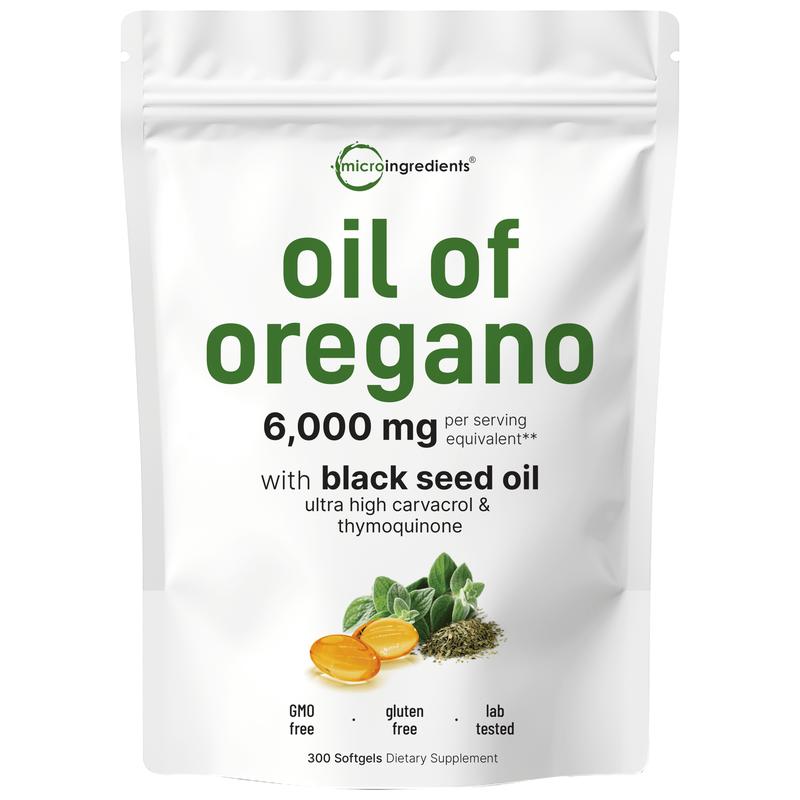 Oregano Oil with Black Seed Oil